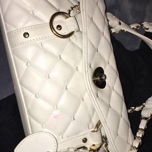 White purse